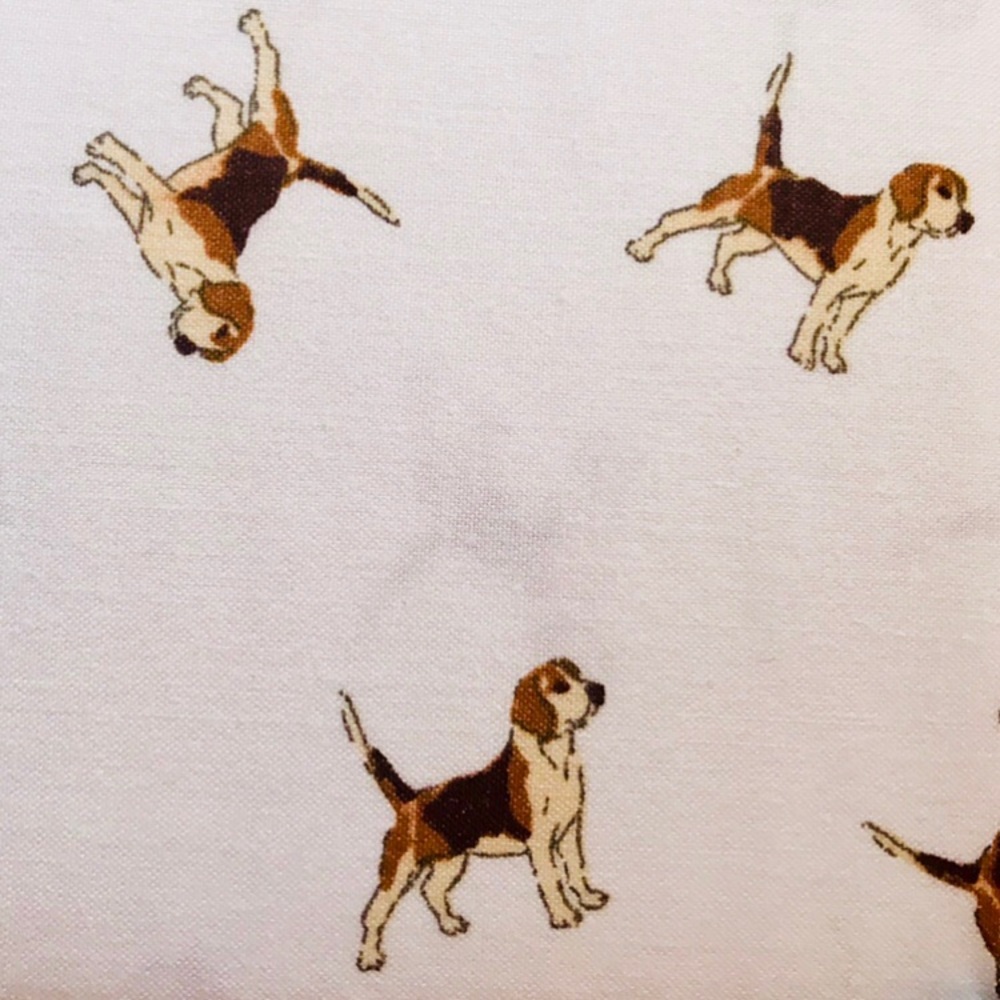 Ralph Lauren Beagle Puppy Dog Queen Sheet Set - Picture 3 of 8